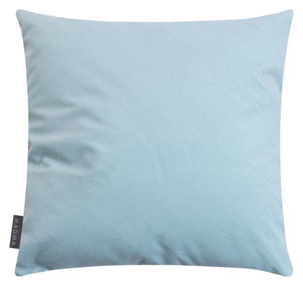 Magma gefülltes Kissen Servus 'Sissi & Franz' 45 x 45 cm Hellblau